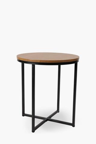 Round Metal Side Table