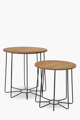 Urban Wood Nested Side Tables