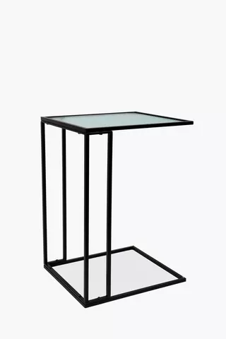 Fluted Glass Side Table