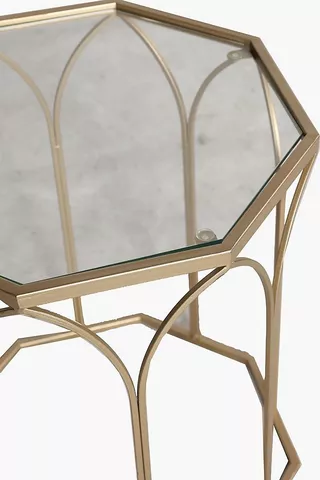 Deco Wire Side Table