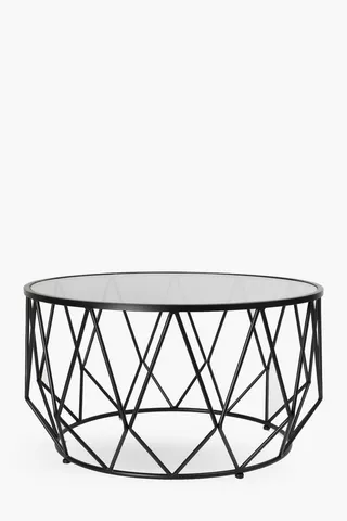 Geometric Wire Coffee Table