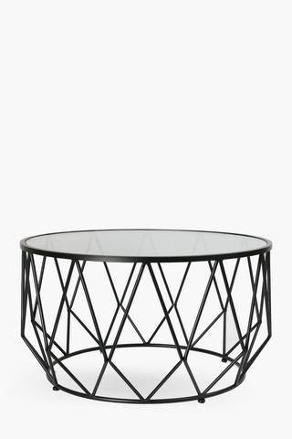 Geometric Wire Coffee Table