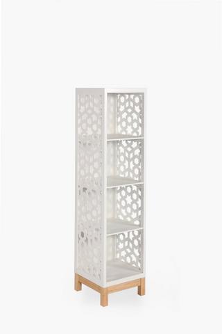 Carved 4 Tier Bathroom Shelf
