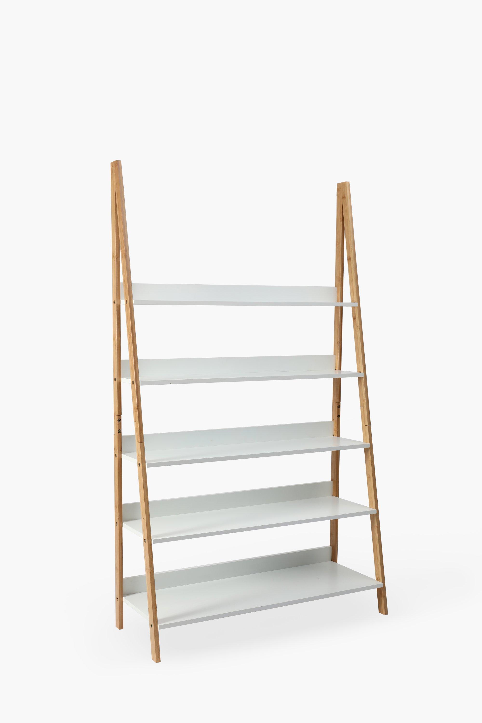 Bathroom Bamboo Ladder Shelf
