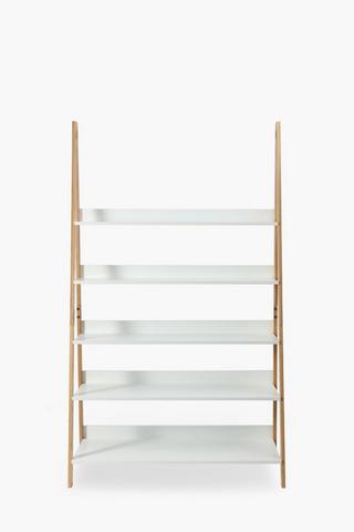 Bathroom Bamboo Ladder Shelf