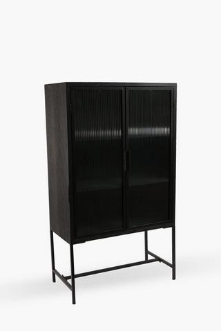 Fluted Glass Display Unit