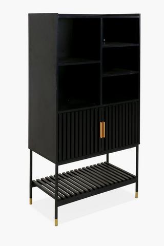 Slatted Display Cabinet