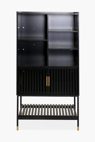 Slatted Display Cabinet