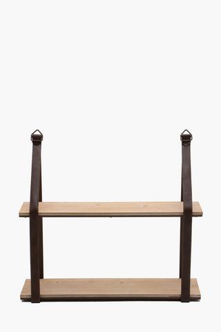 Strap 2 Tier Shelf 60cm