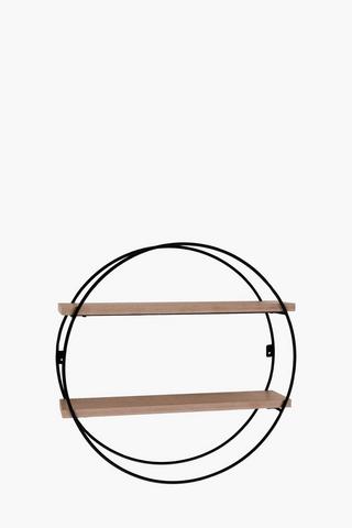 Round 2 Tier Wall Mounted Shelf
