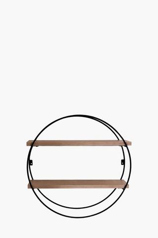 Round 2 Tier Wall Mounted Shelf