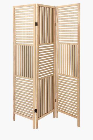 Geometric Slatted Screen