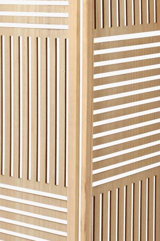 Geometric Slatted Screen