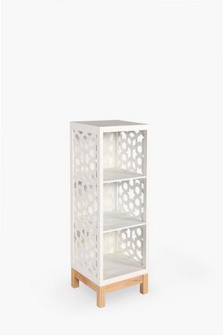 Carved 3 Tier Bathroom Shelf