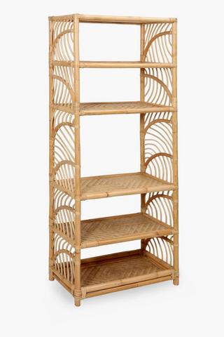 Rattan Pole Bookcase