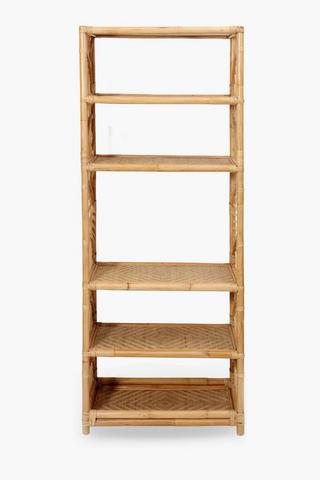 Rattan Pole Bookcase