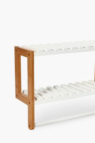 Bathroom Bamboo Wall Shelf
