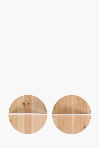 Round Pack Wall Shelves