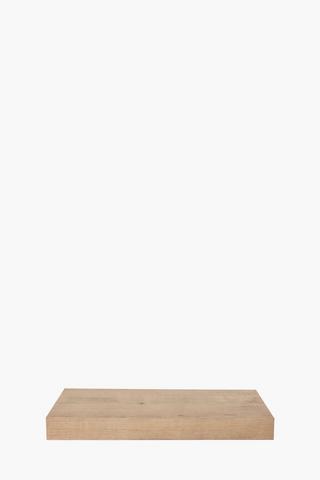 Floating Timber Shelf, 60cm