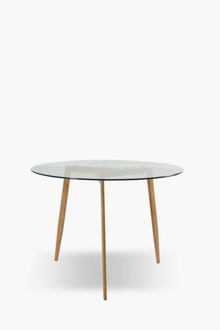 Wishbone 4 Seater Dining Table,100x75 cm