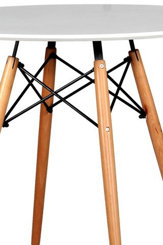 Retro 4 Seater Round Dining Table