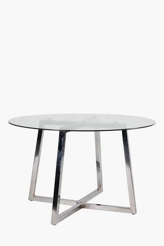 Wishbone 6 Seater Round Dining Table