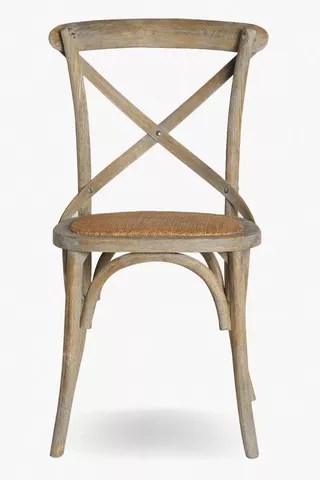 Birch Wood Cross Chair