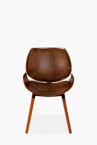 Amos Carver Dining Chair Brown
