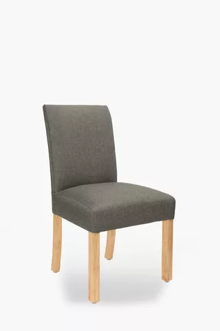 Straight Back Upholstered Chair