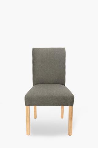 Straight Back Upholstered Chair