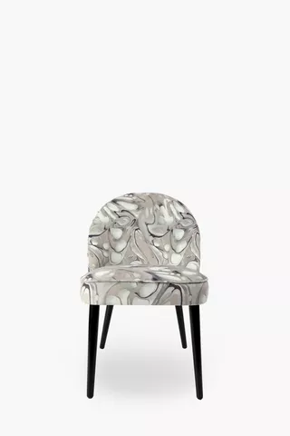 Clam Velvet Dining Chair