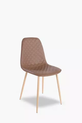 Cruz Quilted Pu Dining Chair