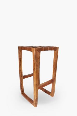 Sitka Leather Bar Stool