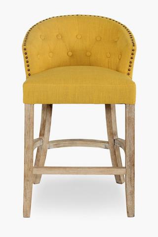 Deep Button Bar Chair