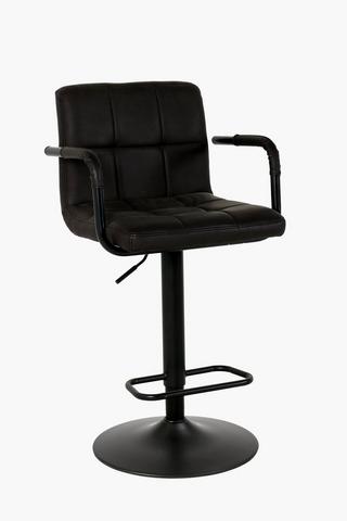 Quilted Back Arm Bar Chair