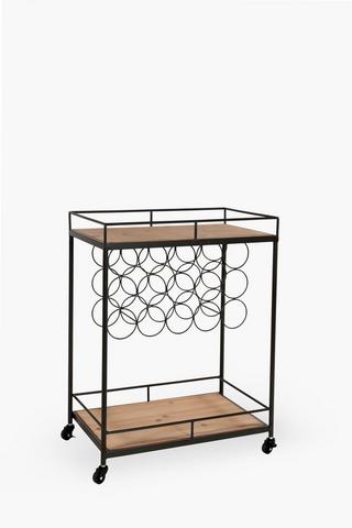 Sawyer Wine Rack Trolley