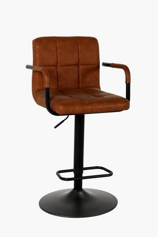 Quilted Back Arm Bar Chair