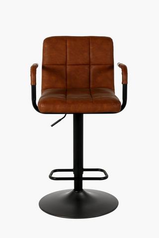 Quilted Back Arm Bar Chair