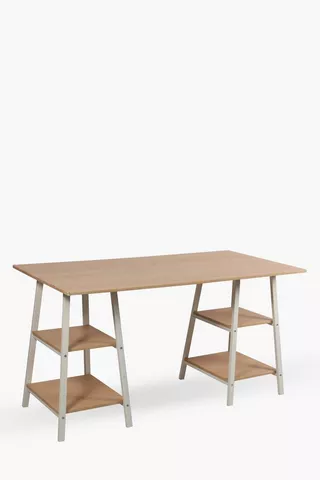 Trestle Desk, 140x70x76 cm