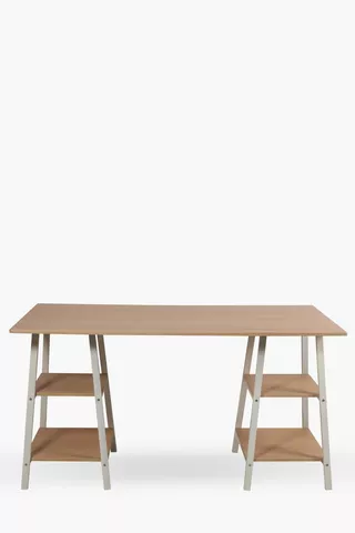 Trestle Desk, 140x70x76 cm
