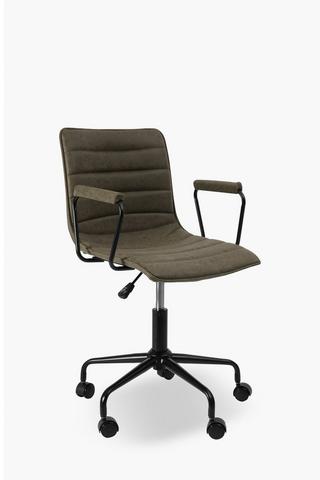 Verona Ribbed Pu Office Chair