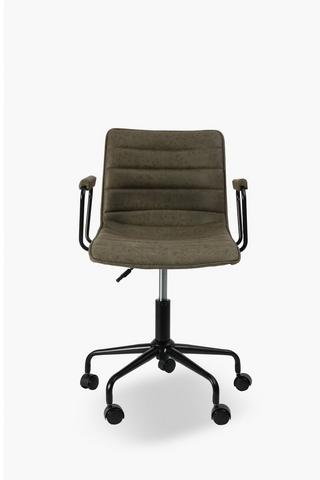 Verona Ribbed Pu Office Chair