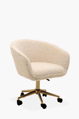 Faux Fur Office Chair