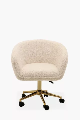 Faux Fur Office Chair