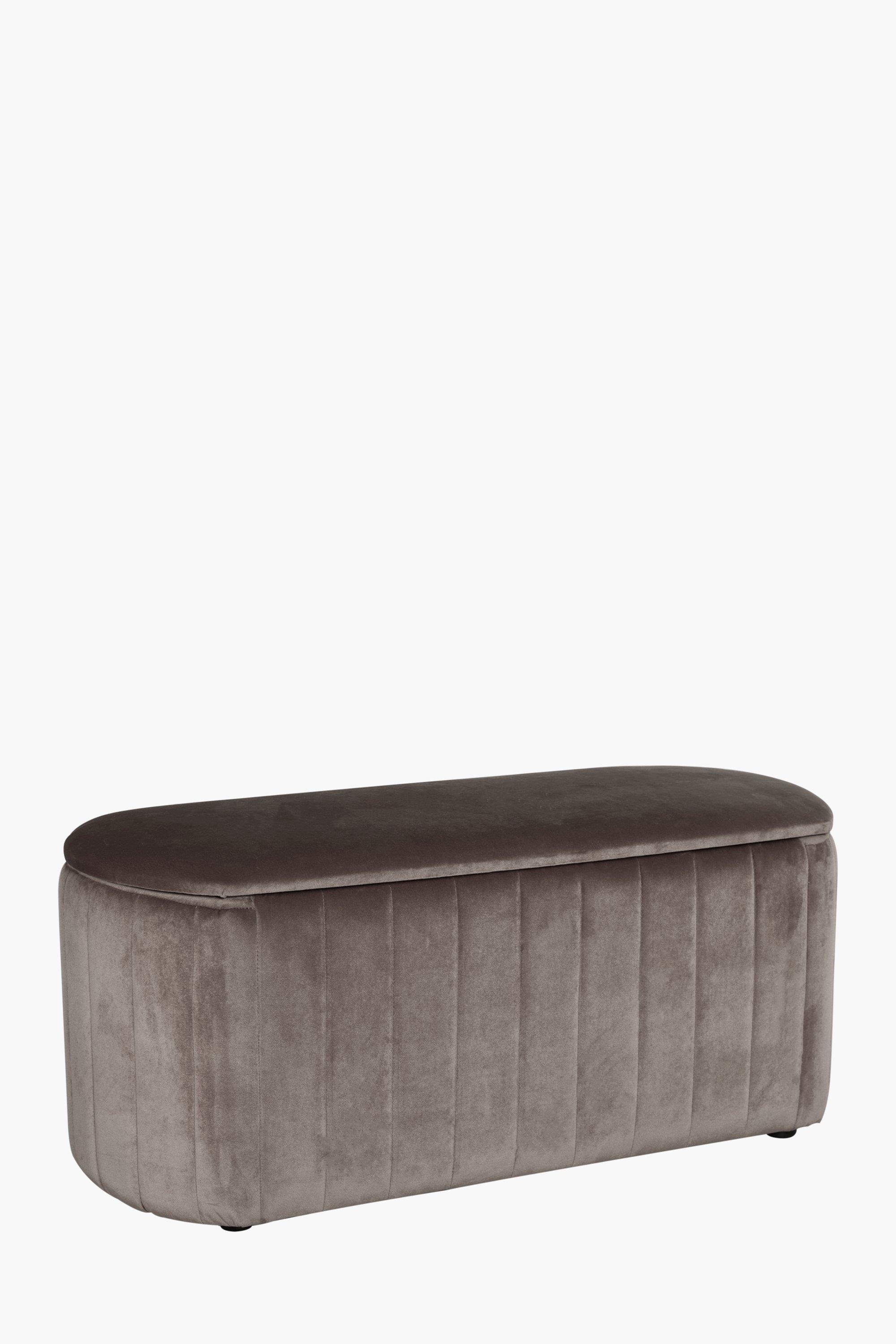 Scallop Velvet Blanket Box