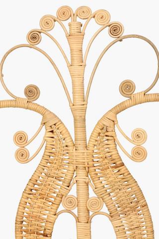 Scalloped Rattan Queen Headboard