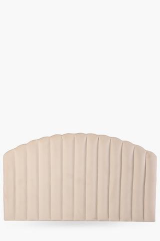 Scallop Velvet Queen Headboard