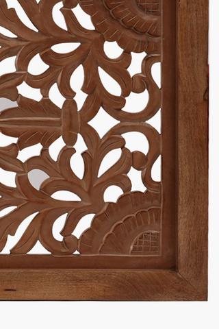Handcarved Queen Headboard