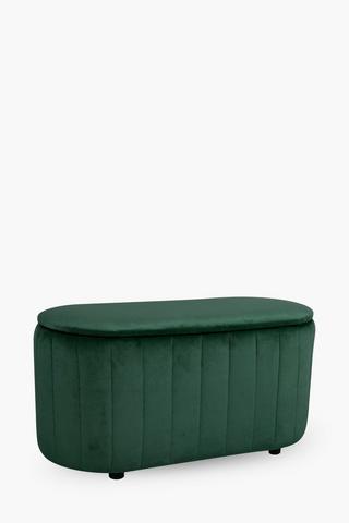 Scallop Velvet Blanket Box