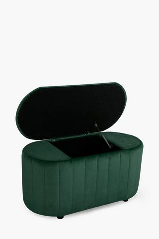 Scallop Velvet Blanket Box